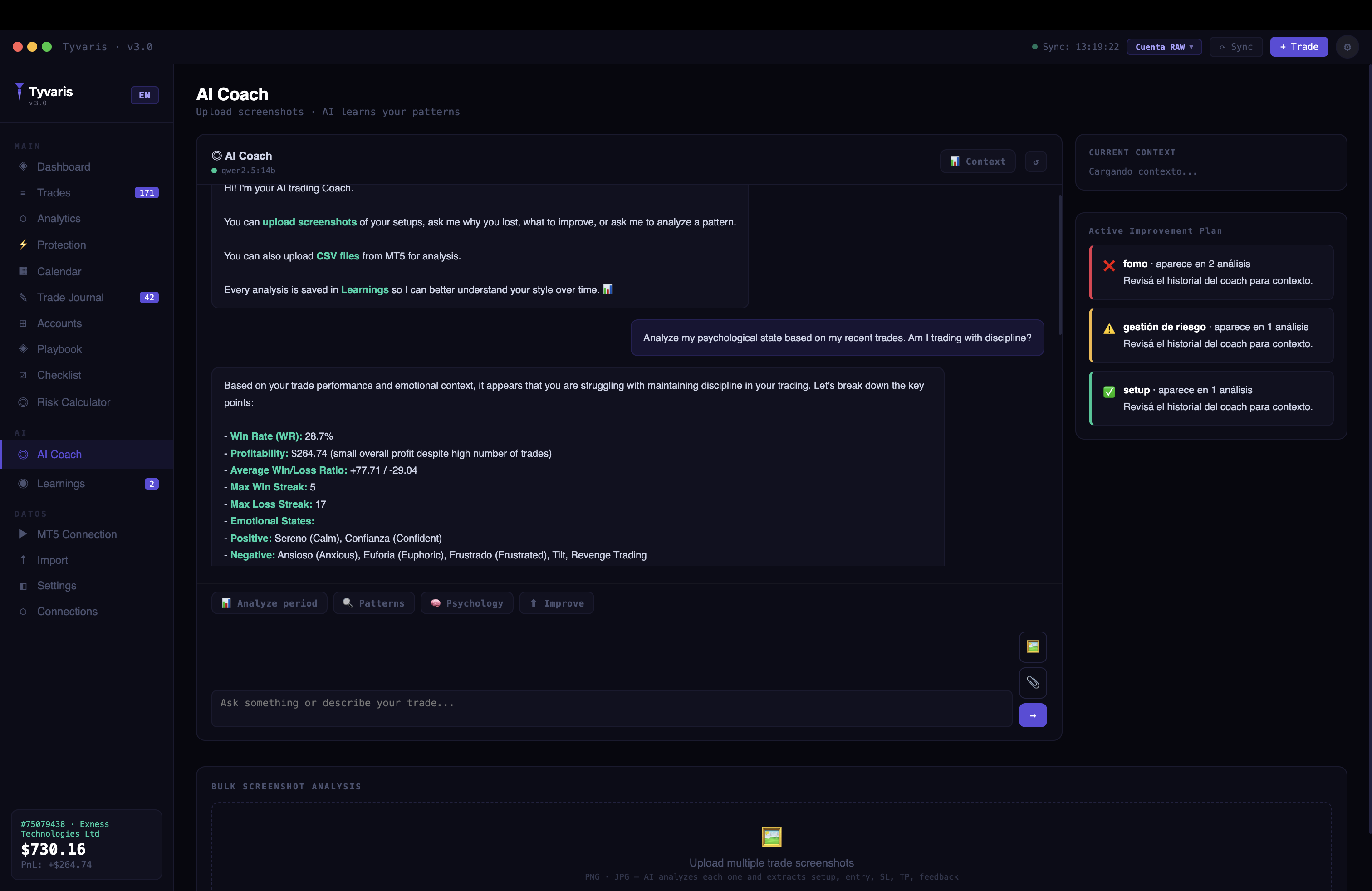Tyvaris AI Coach